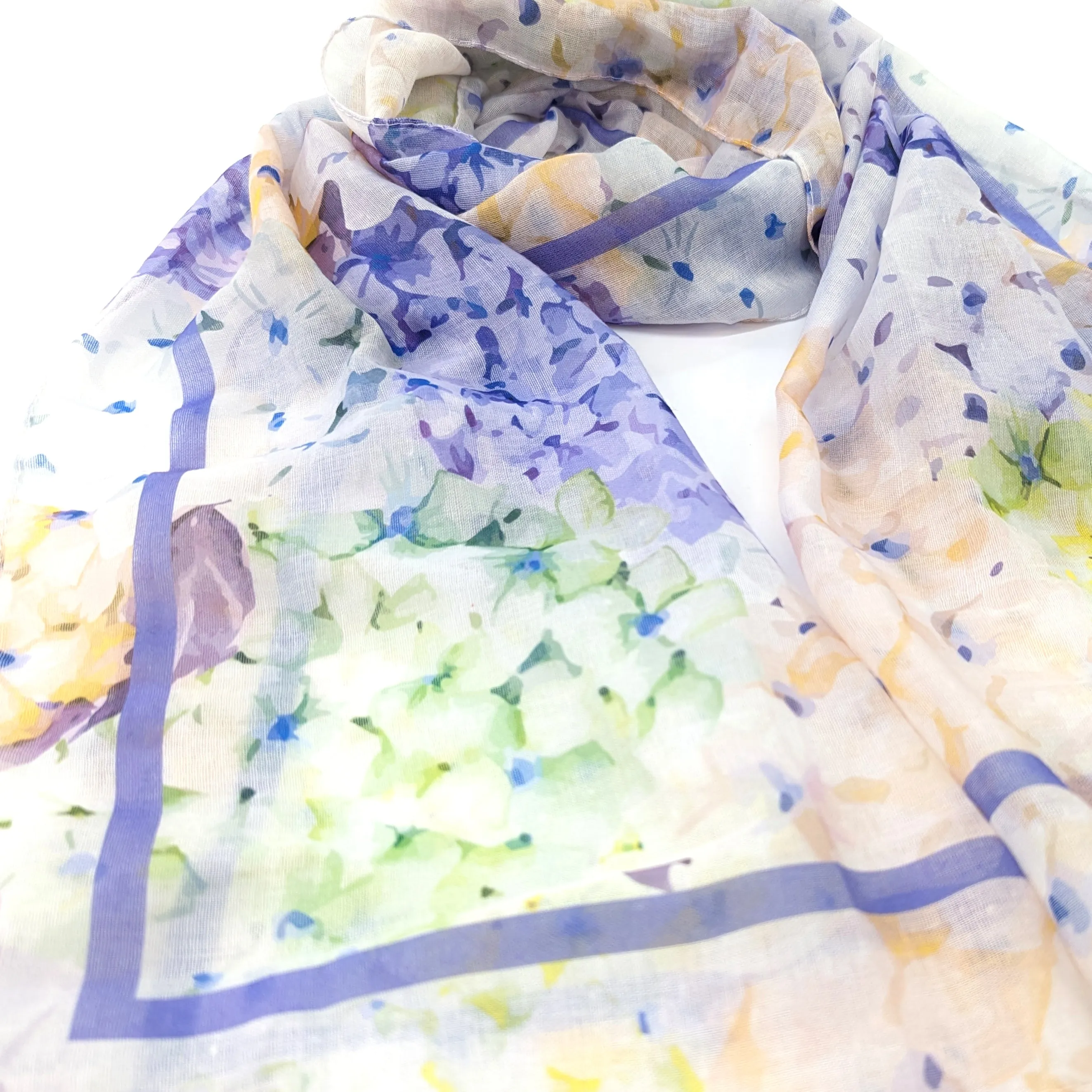 Hydrangea ladies Fashion Scarf