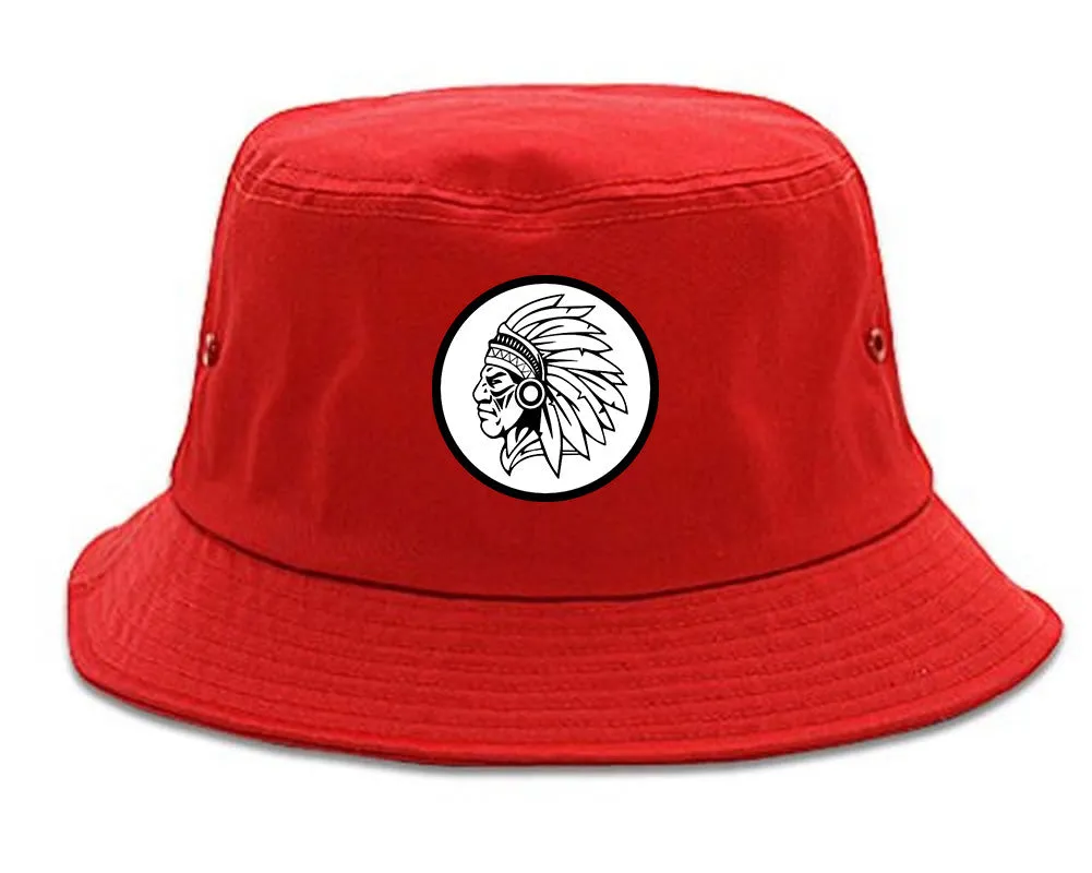Indian Native Headdress Bucket Hat