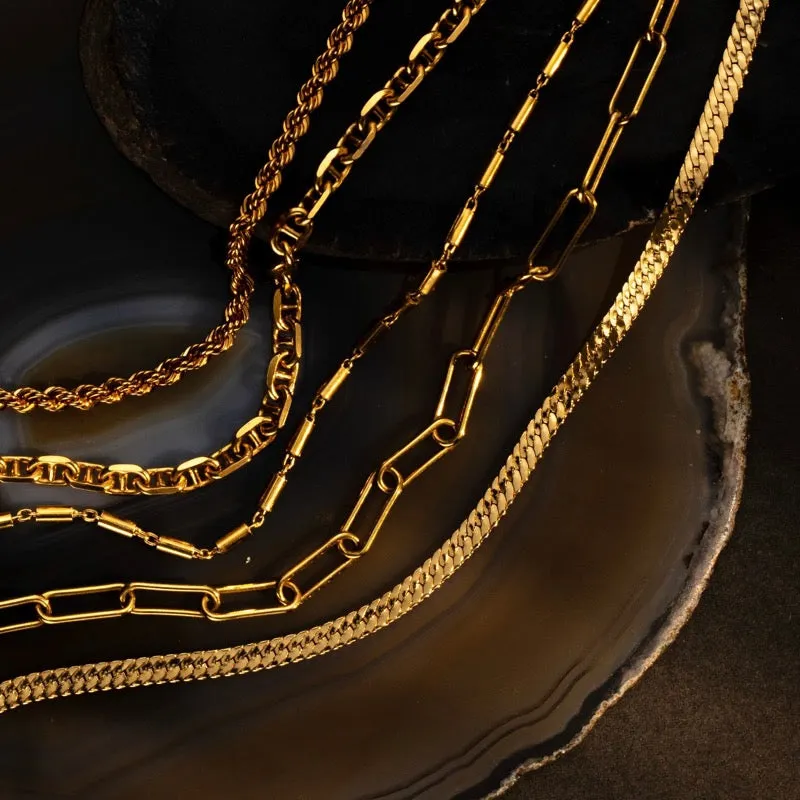 Ios Chain Necklace, Gold