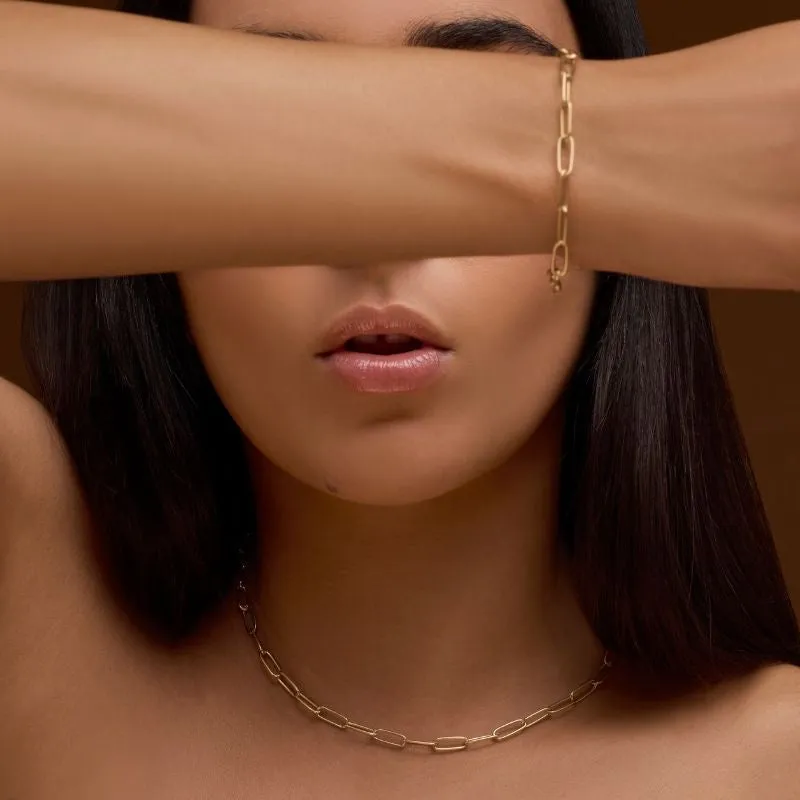 Ios Chain Necklace, Gold