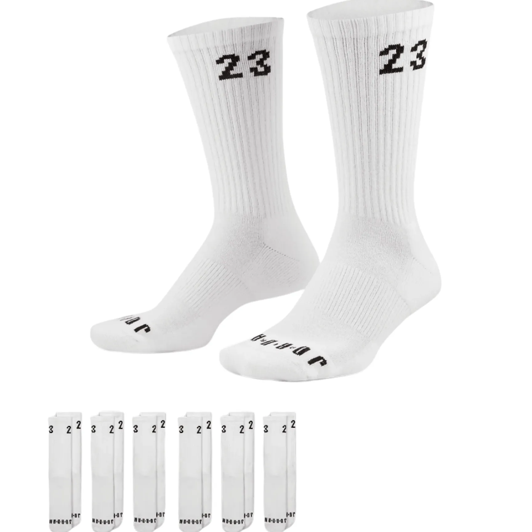 Jordan Everyday Essential Crew Socks - White