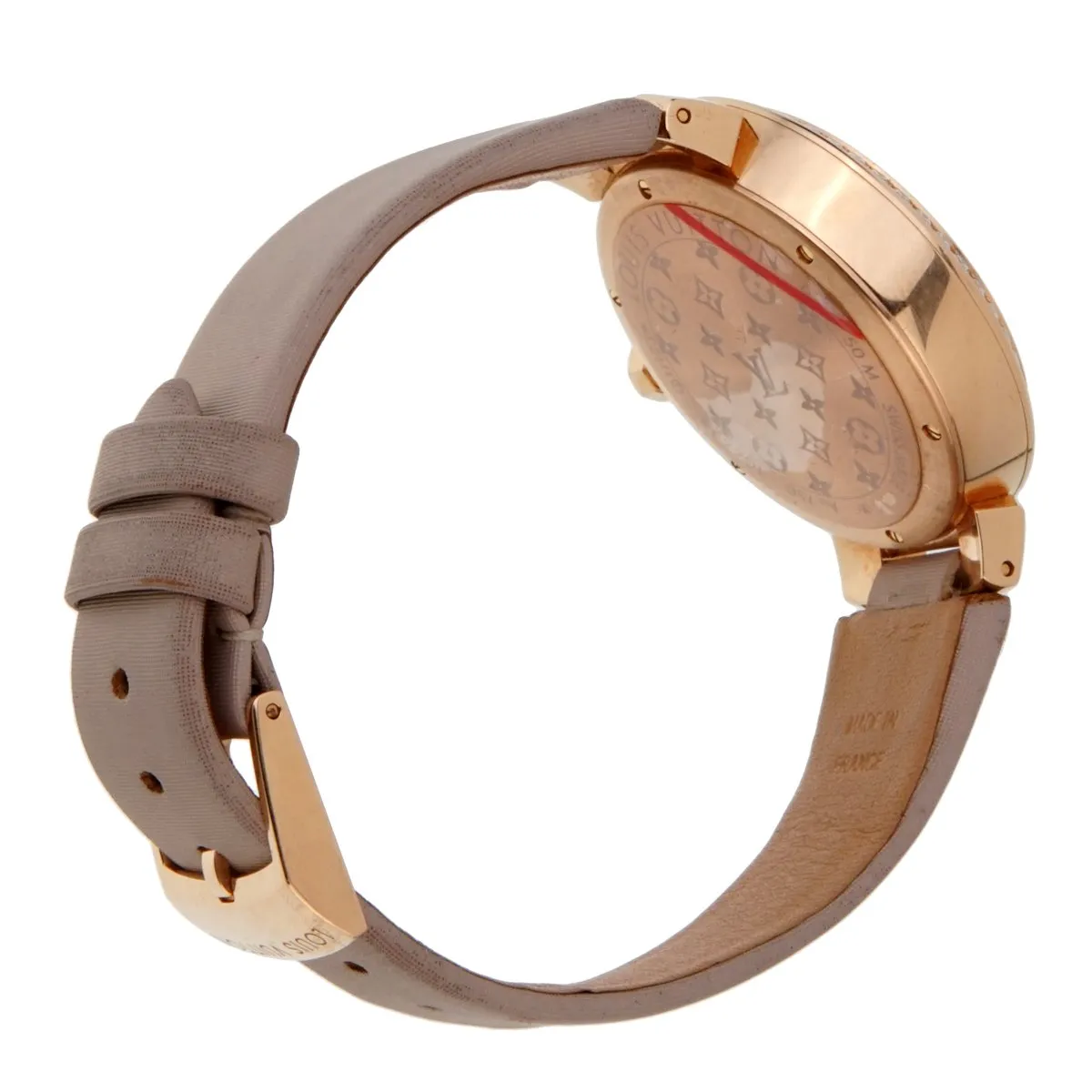 Louis Vuitton Tambour Blossom 35 Rose Gold Diamond Watch