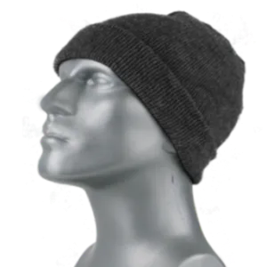 MARLED RAGG WOOL CUFF HAT - BLACK