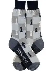Men's Sock - Your Move Chess - 7088M