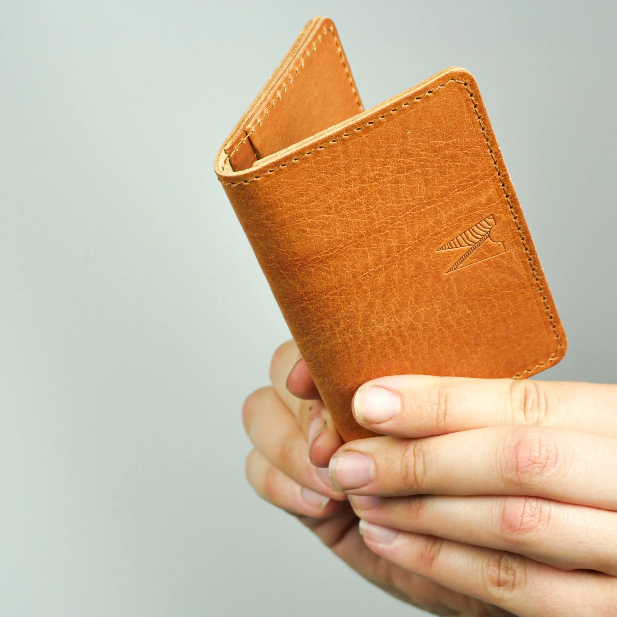 Missouri Tan Leather Card Holder