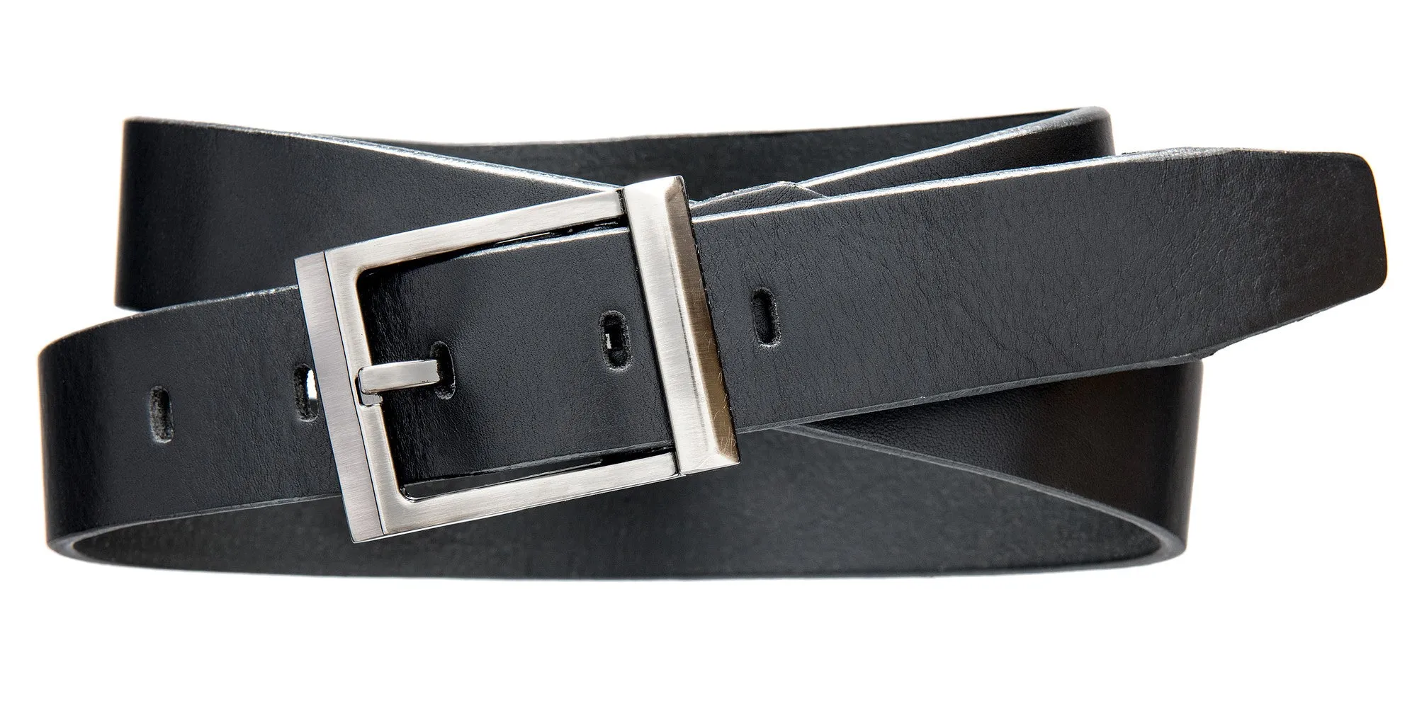 Modern Dress Belt - Black