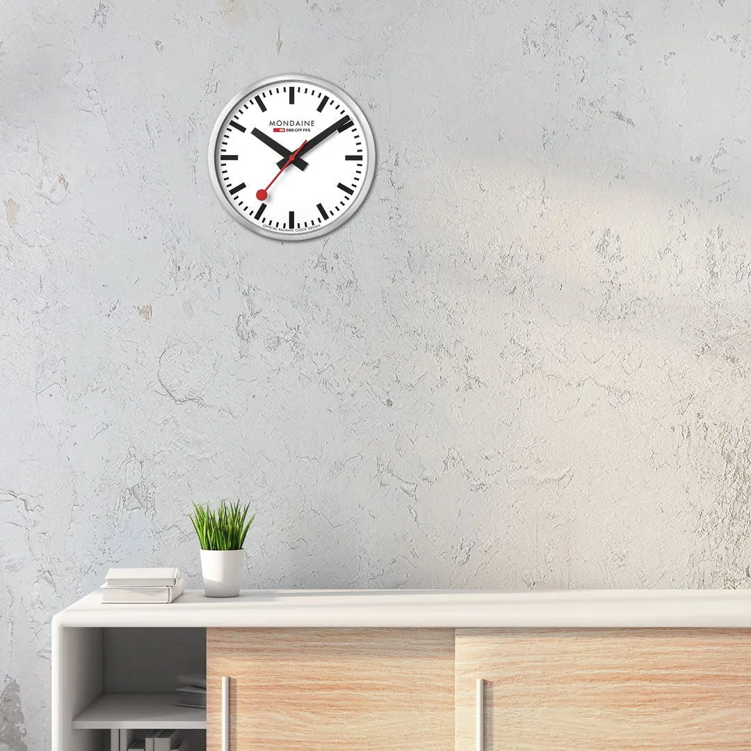 Mondaine - Large White Dial Wall Clock 40cm A995.CLOCK.16SBB
