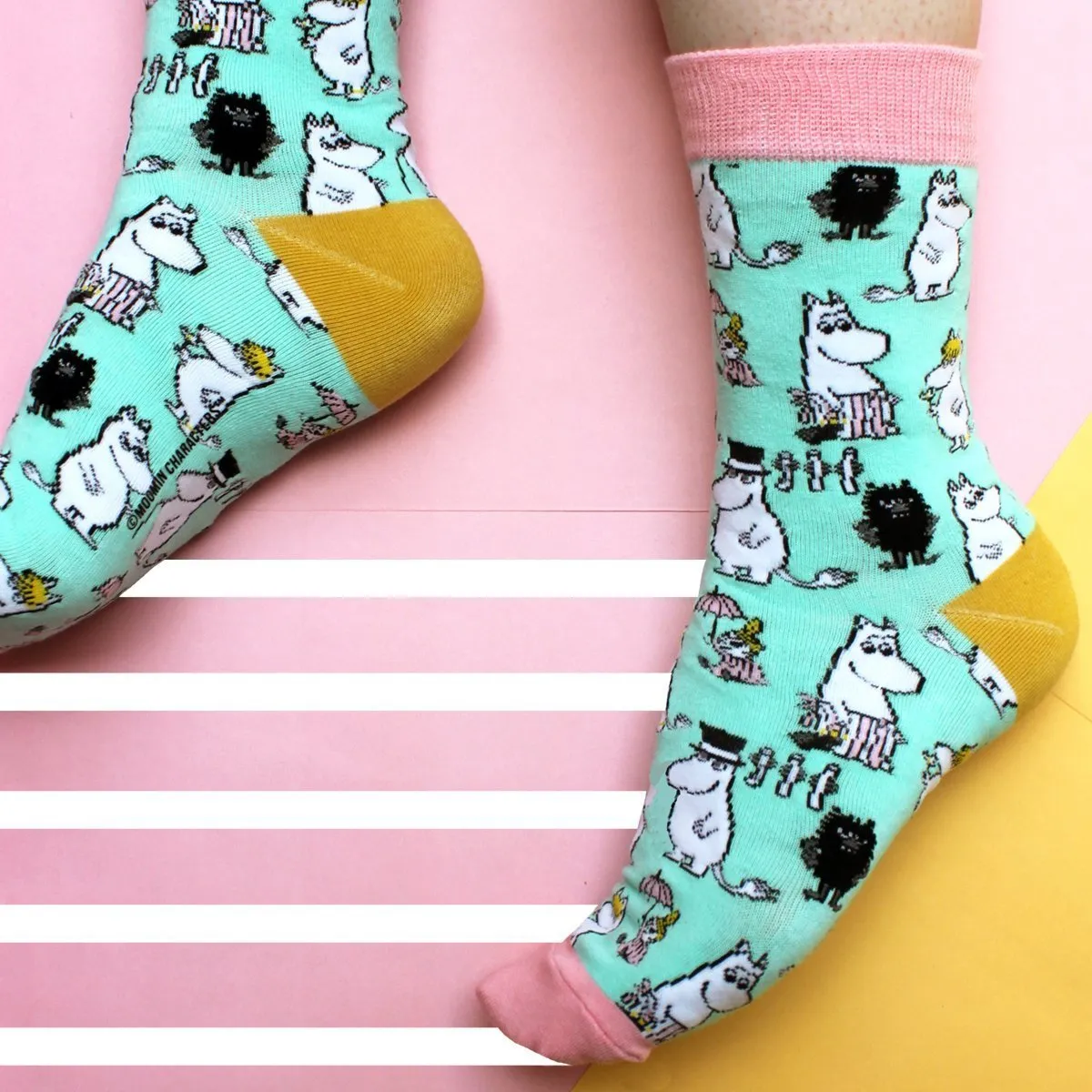 Moomin Family Print Socks