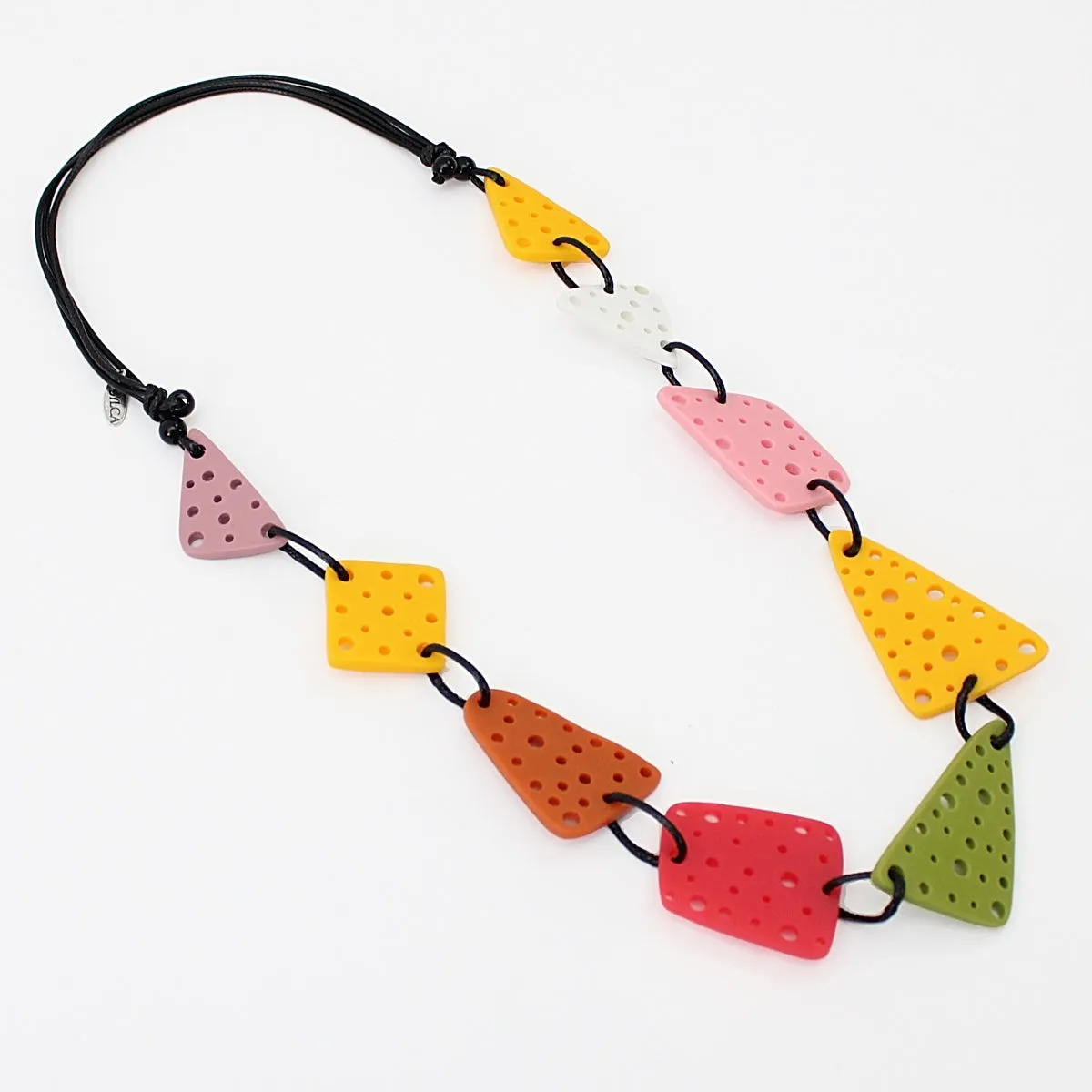 Multi Color Retro Tanya Necklace