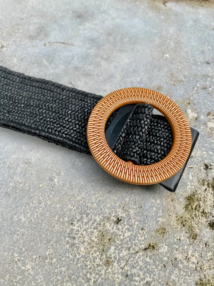 Natural Rattan Belt (Elastic) - Assorted