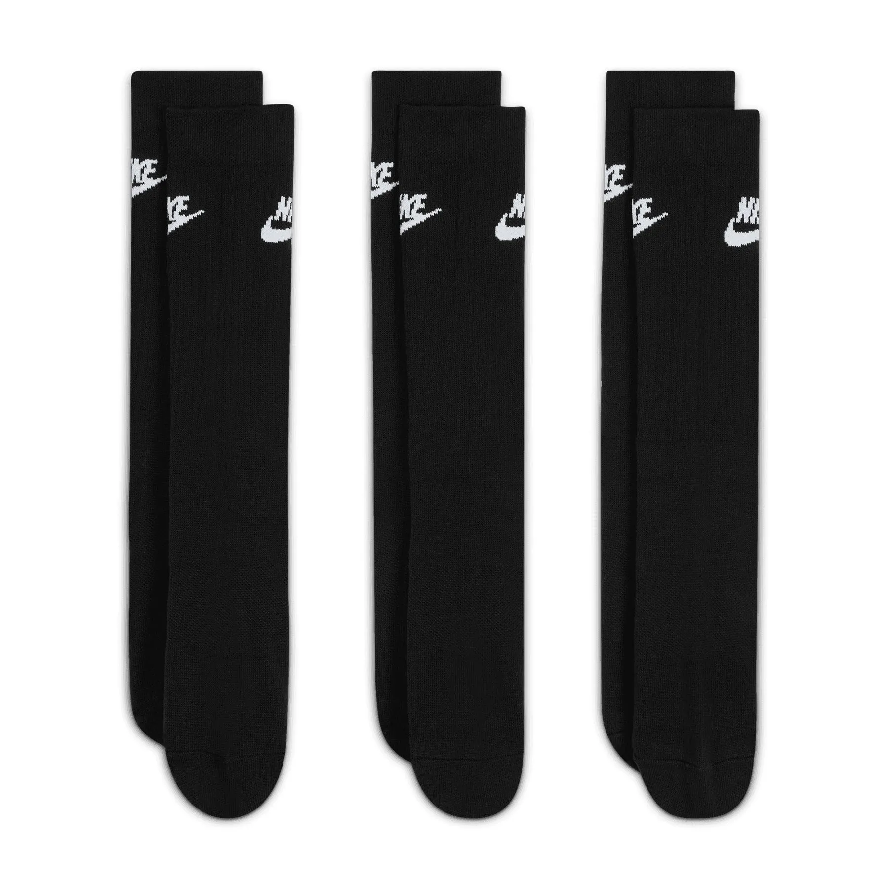 Nike Everyday Essential Crew 3 Pack Socks - Black/White