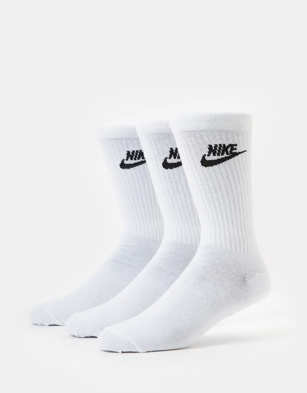 Nike SB Everyday Essential Crew Socks 3 Pack - White/Black
