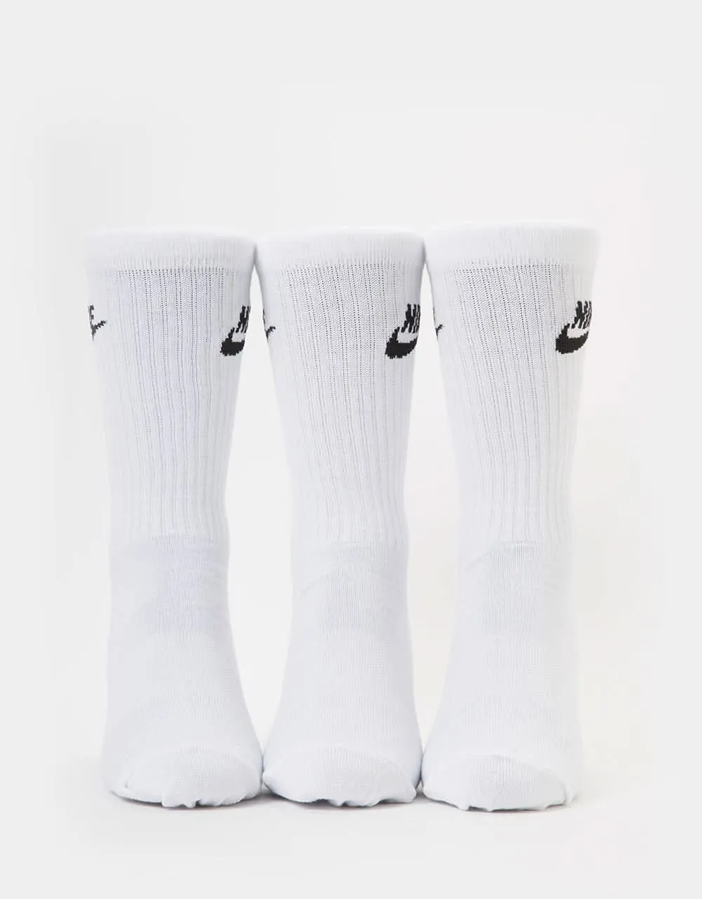 Nike SB Everyday Essential Crew Socks 3 Pack - White/Black