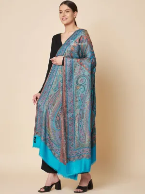 Pashtush Womens Bamboo Shawl, Extra Soft Jamawar Paisley Design, Multicolour