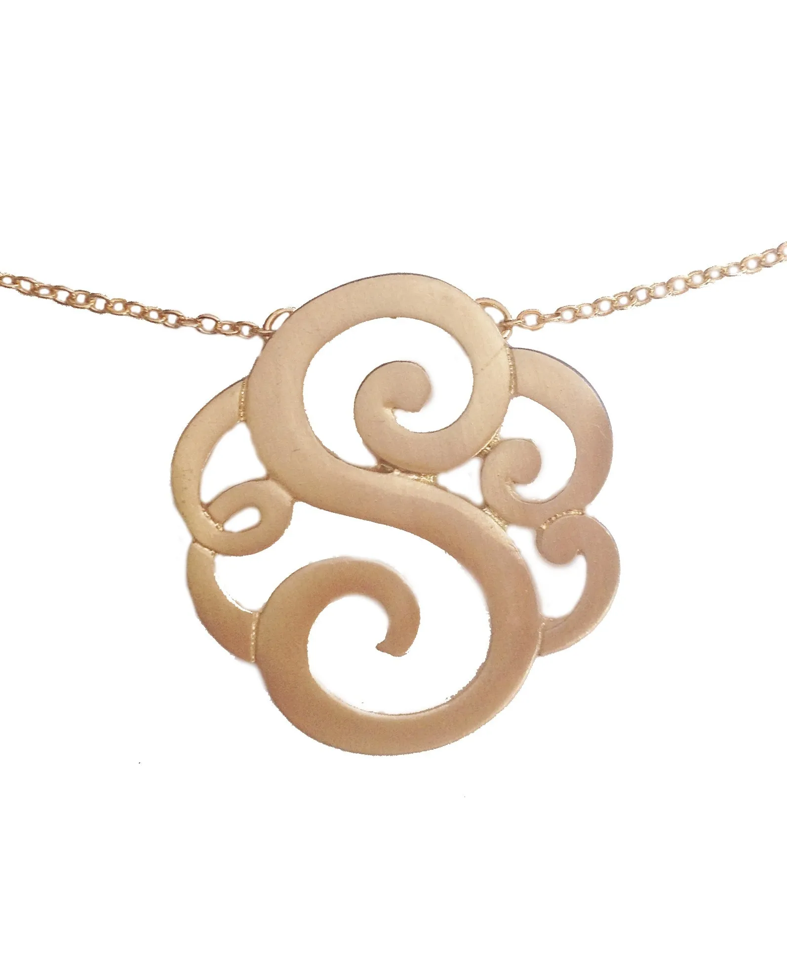 Personalized Alphabet Pendant Necklace