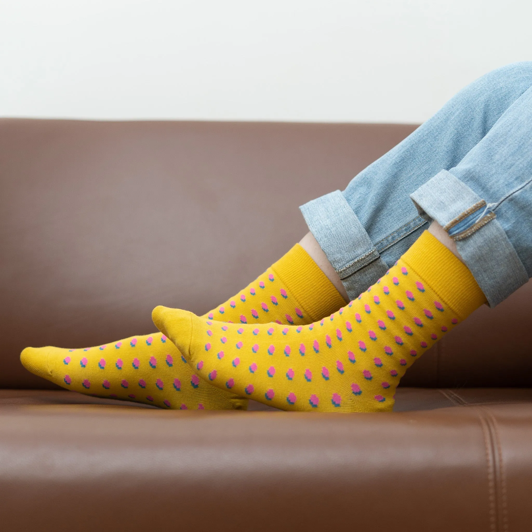 Playful Socks C 80s Polka Dots Socks