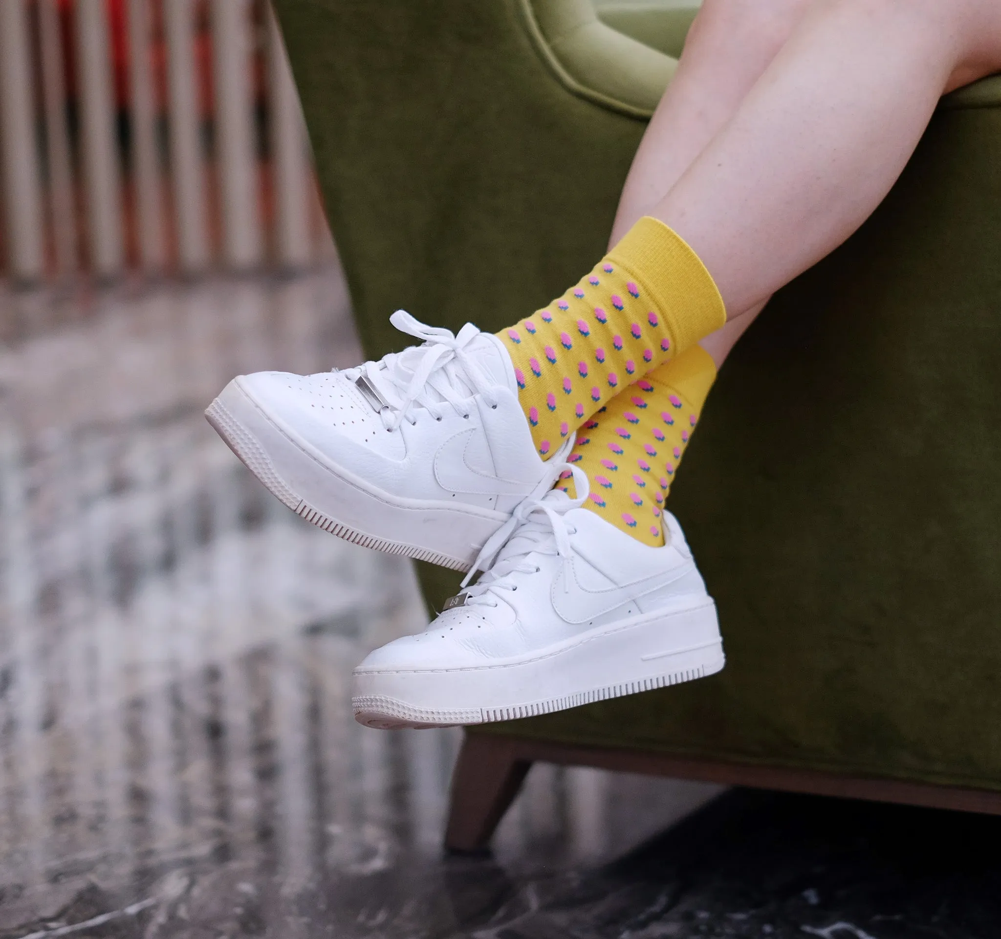 Playful Socks C 80s Polka Dots Socks