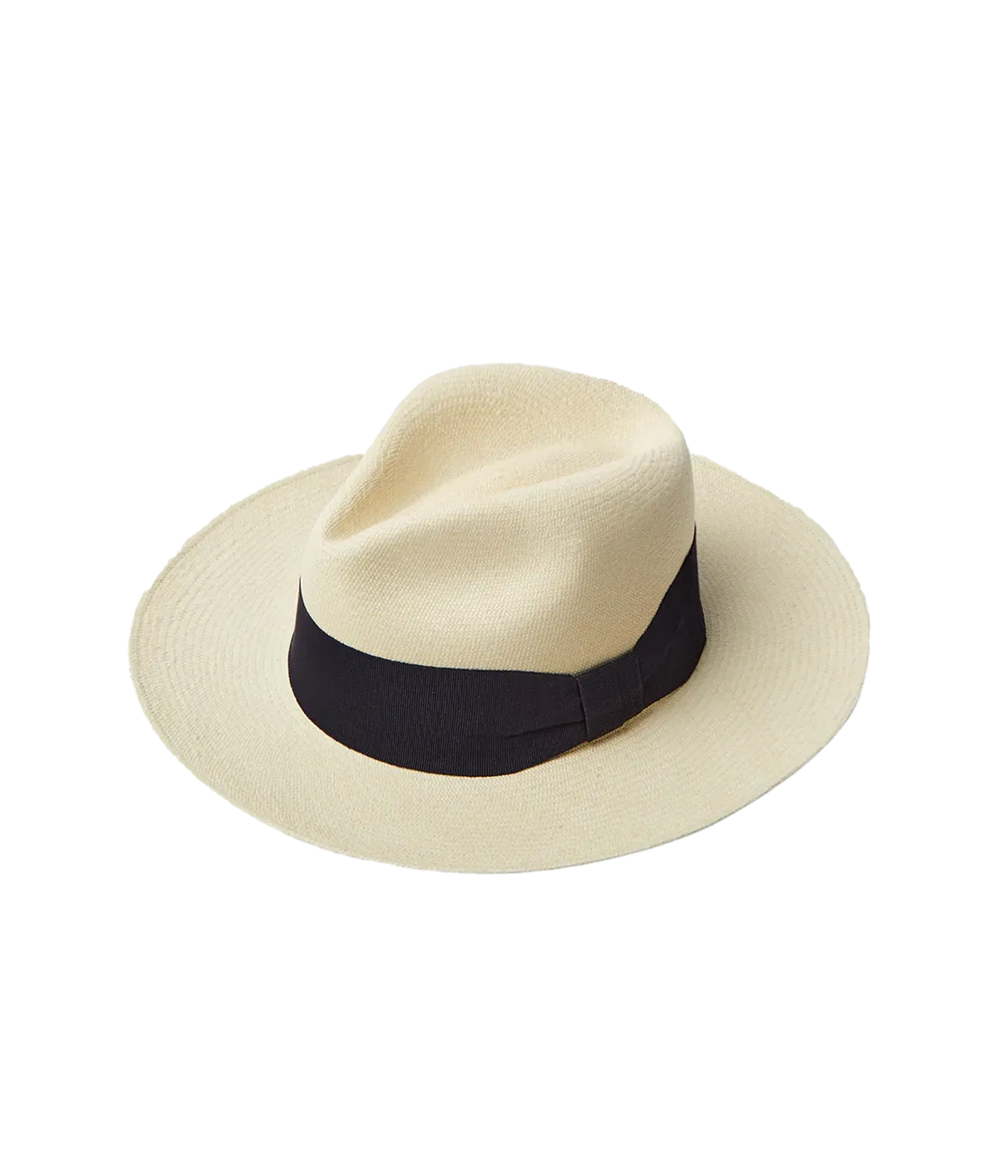 Rafael Panama Hat Wide Ribbon in Navy Blue
