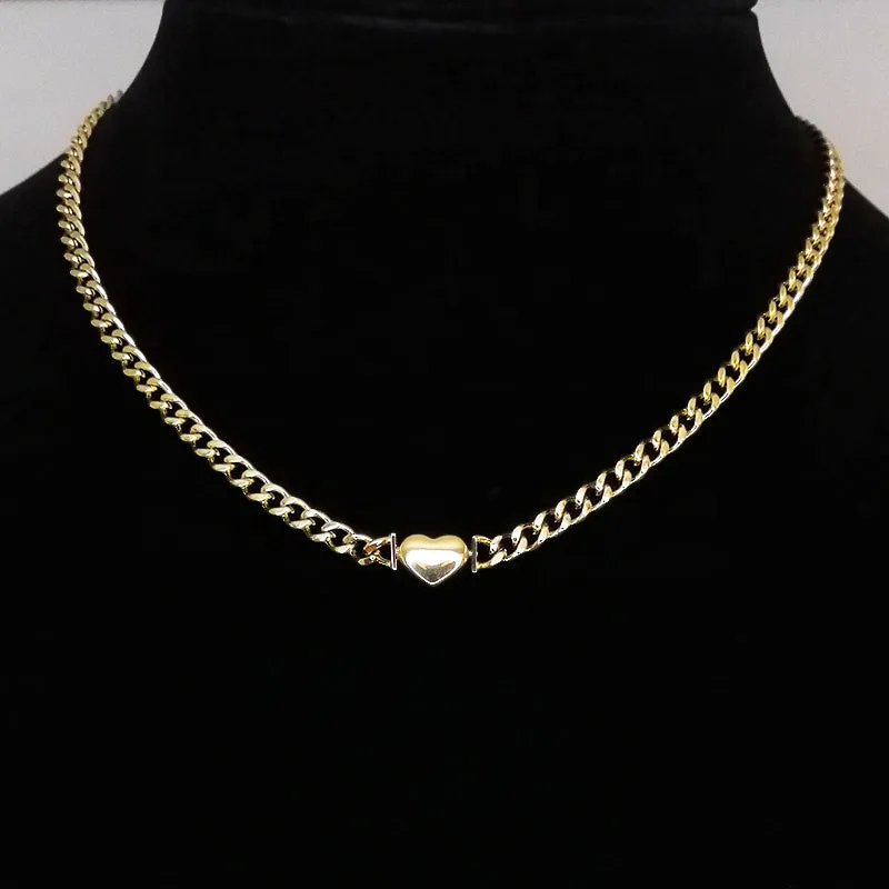 Rea - Pendant Chain Heart Necklace