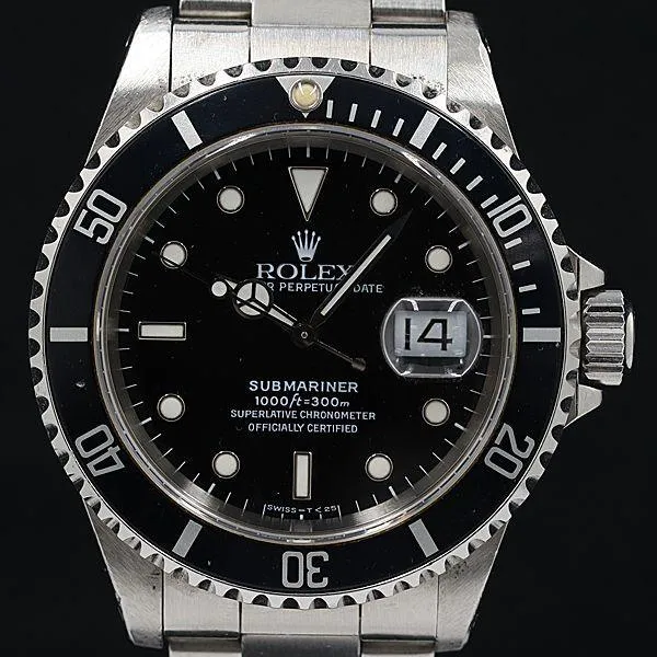 Rolex 16610 U188993 Submariner 2023/08/12 Overhauled Black Dial AT/Automatic Men's Watch