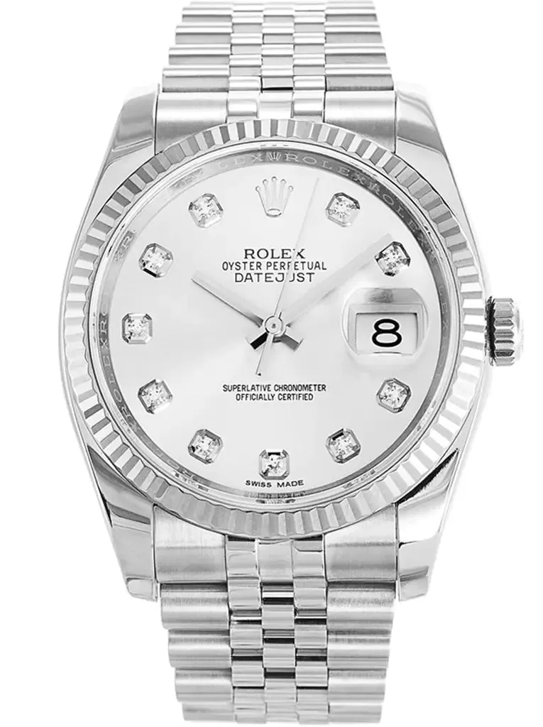 Rolex Datejust 116234 36mm White Dial