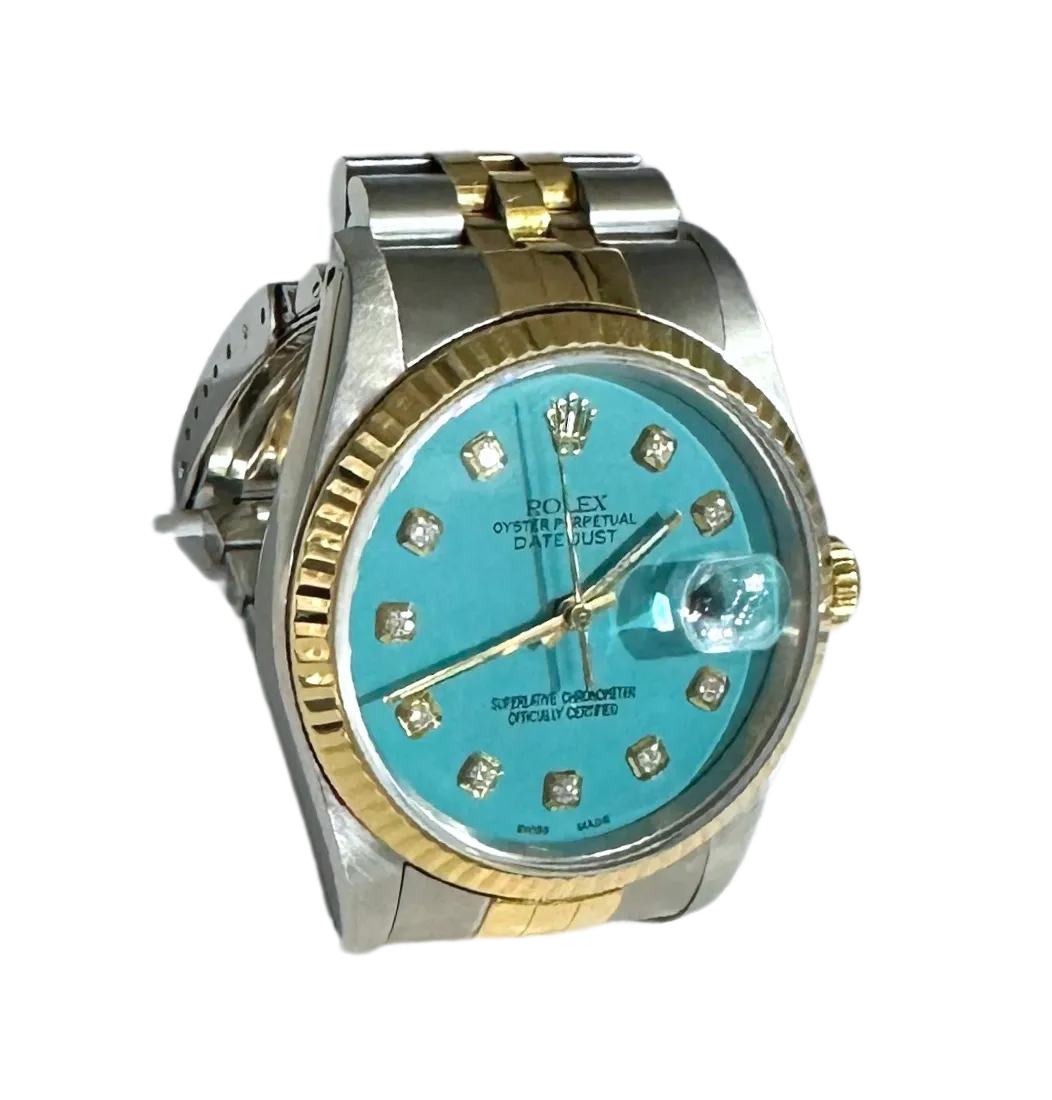 Rolex Datejust 36 MM Watch -18k Gold/ Stainless Steel with 18k Yellow Gold Bezel