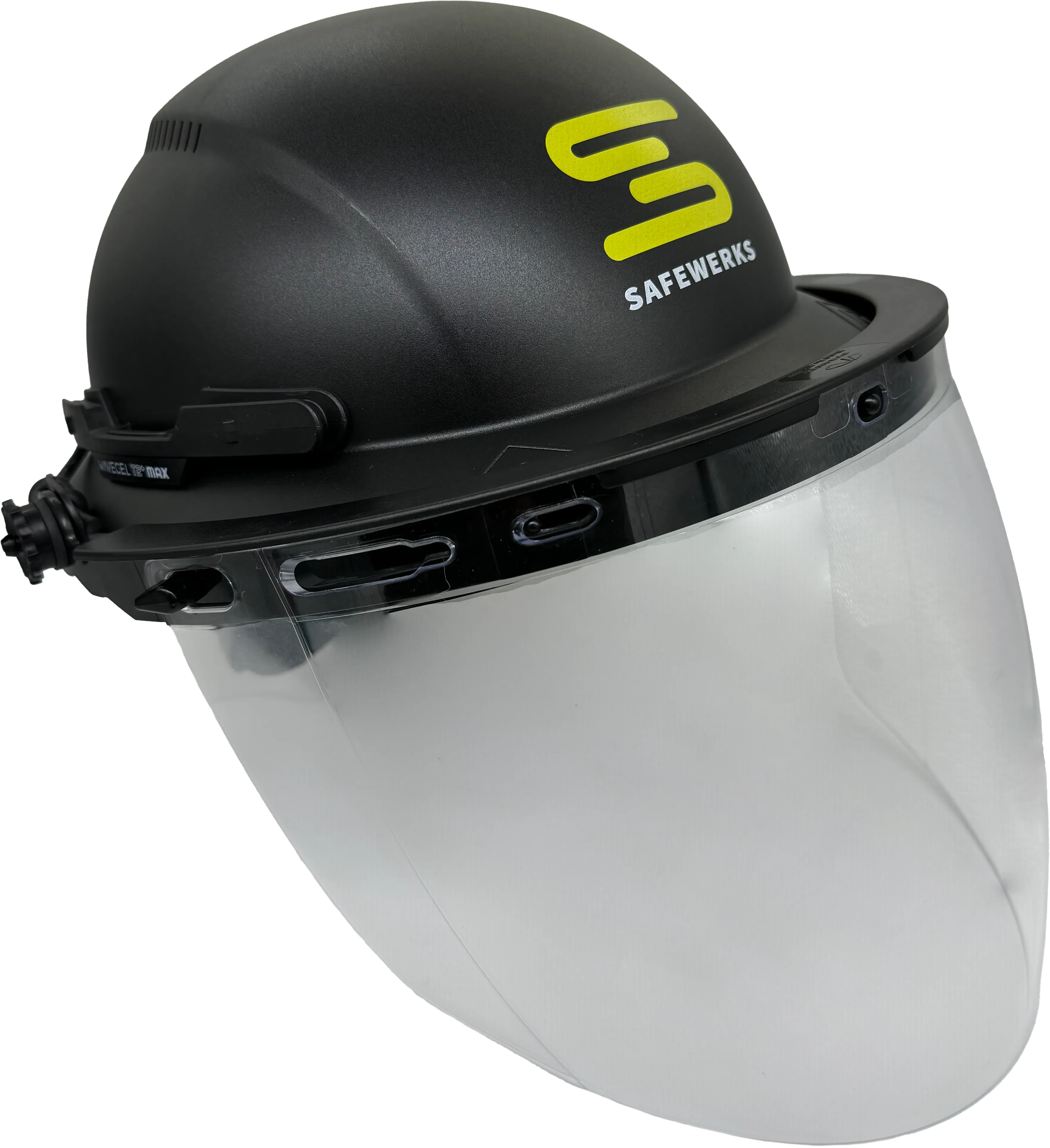 Safewerks Faceshield Kit, Dielectric, Clear Polycarbonate, Plus One Extra Shield