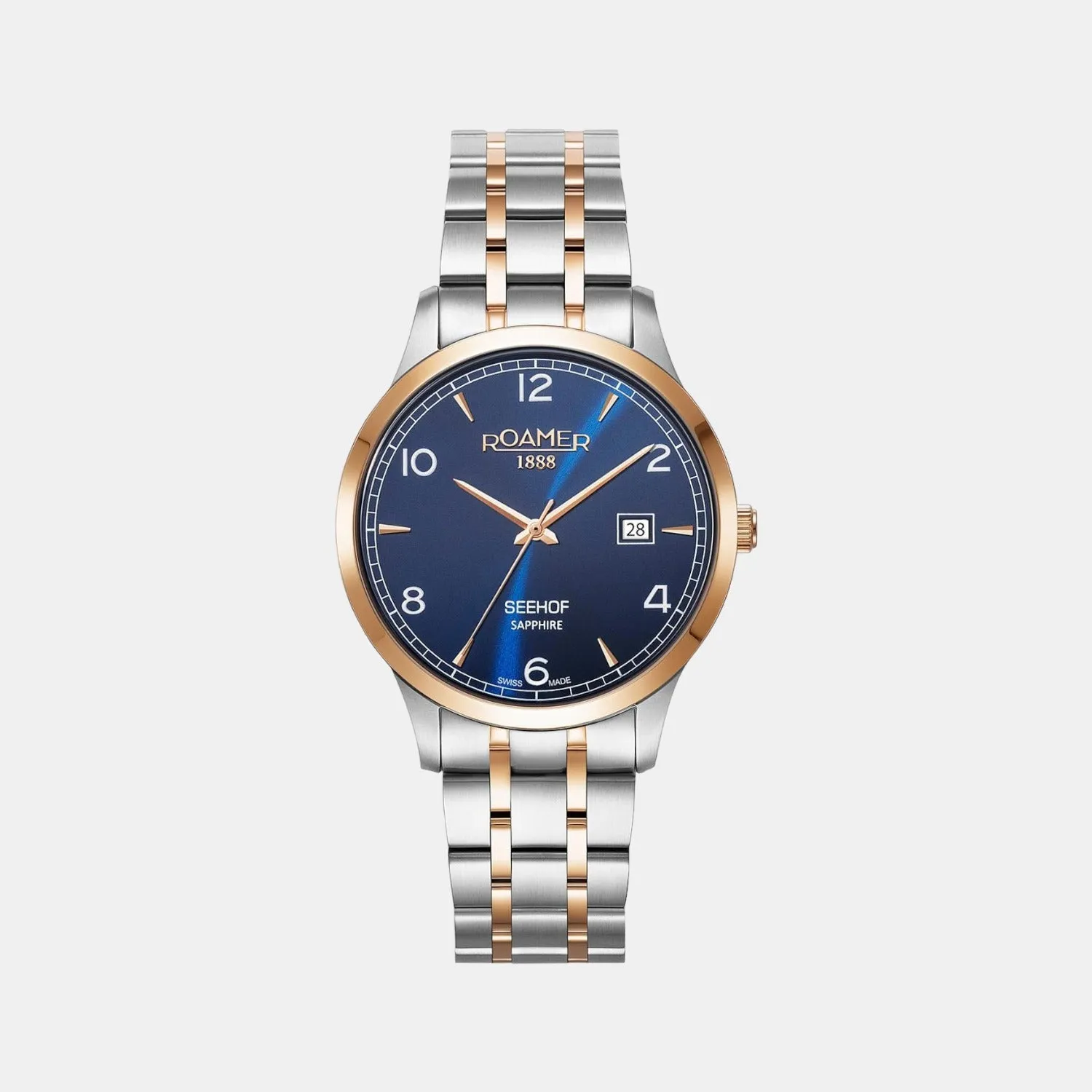Seehof Men's Analog Stainless Steel Watch 509833 49 44 20