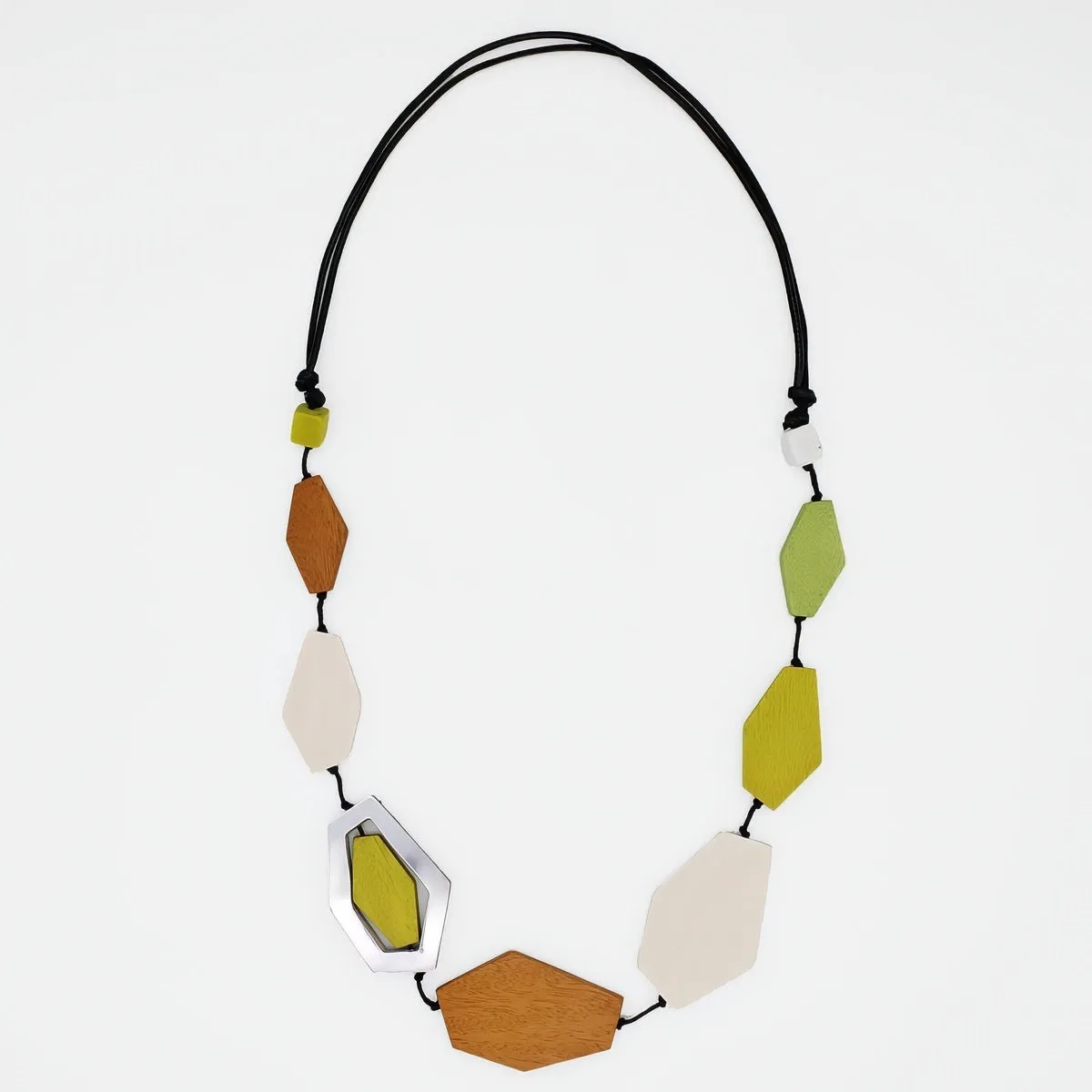 Silver Accent Iva Statement Necklace