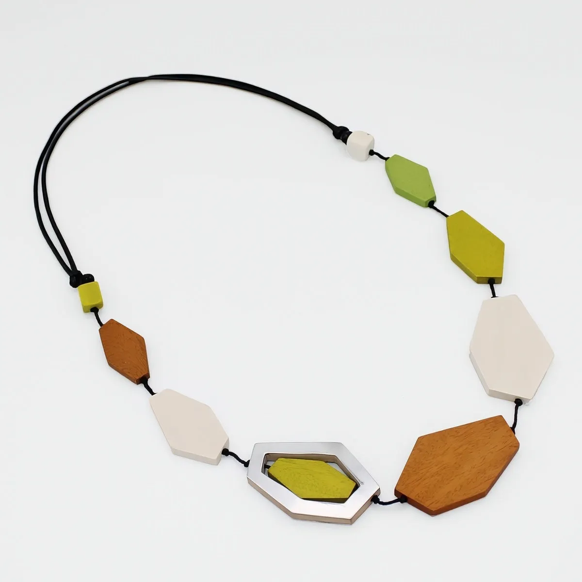 Silver Accent Iva Statement Necklace
