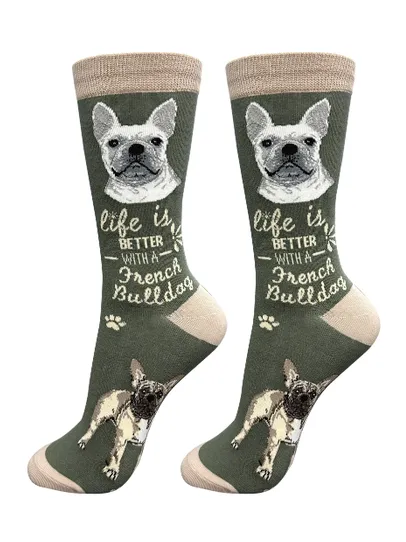 Socks  French Bull Dog     840-64
