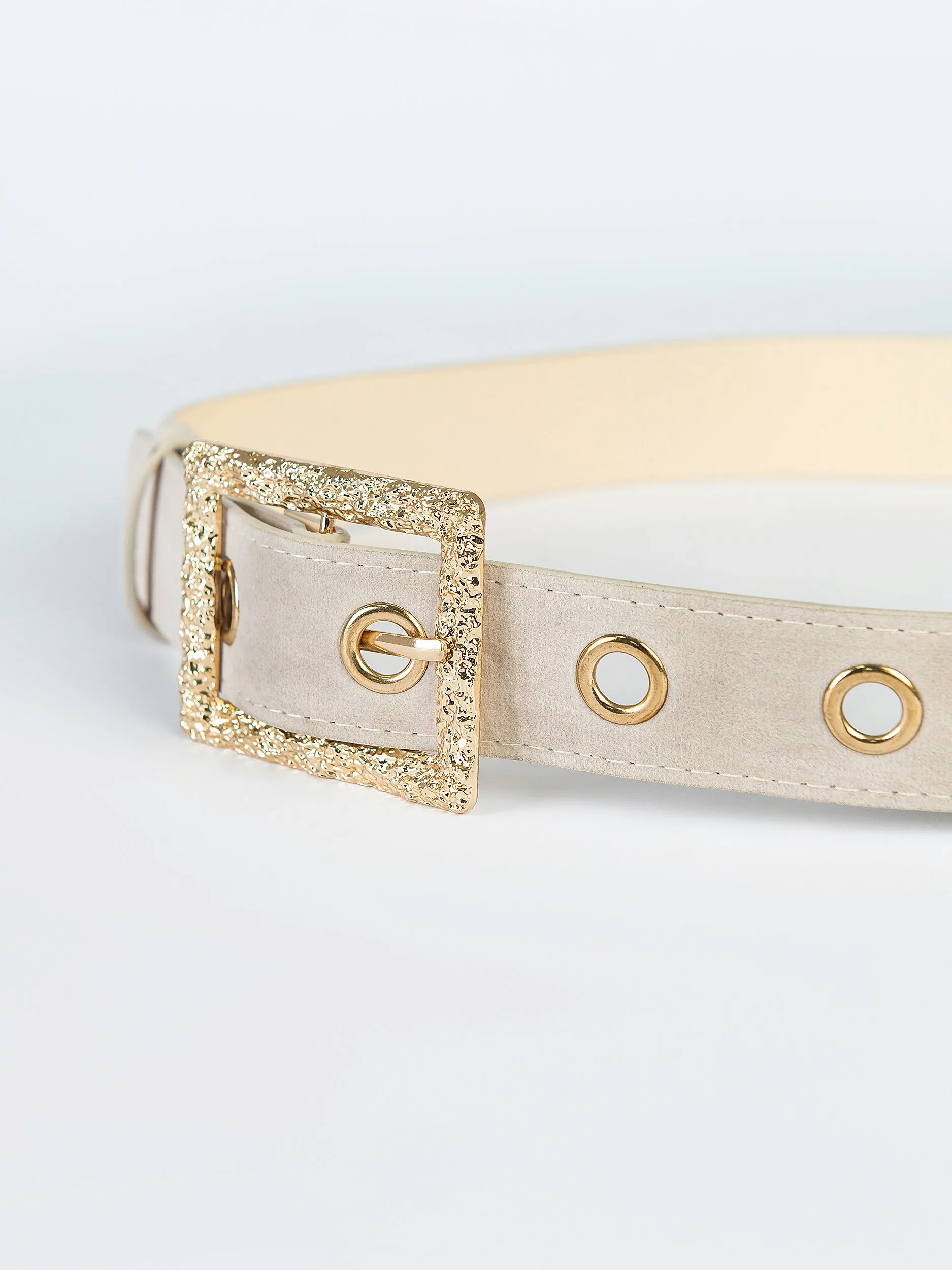 Suede Texture Belt