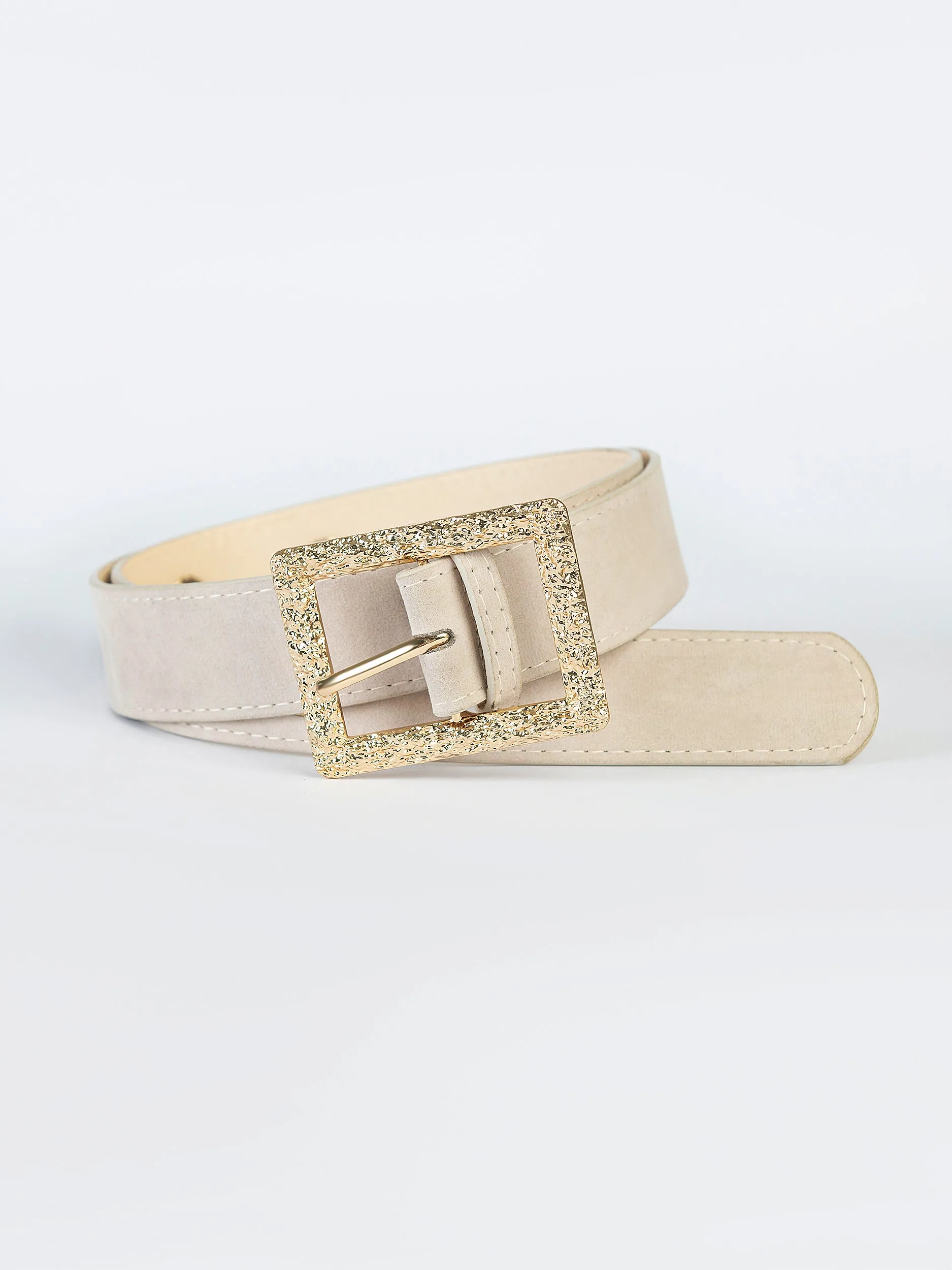 Suede Texture Belt