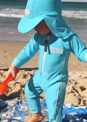 Sun Emporium baby sunsuits - aquamarine
