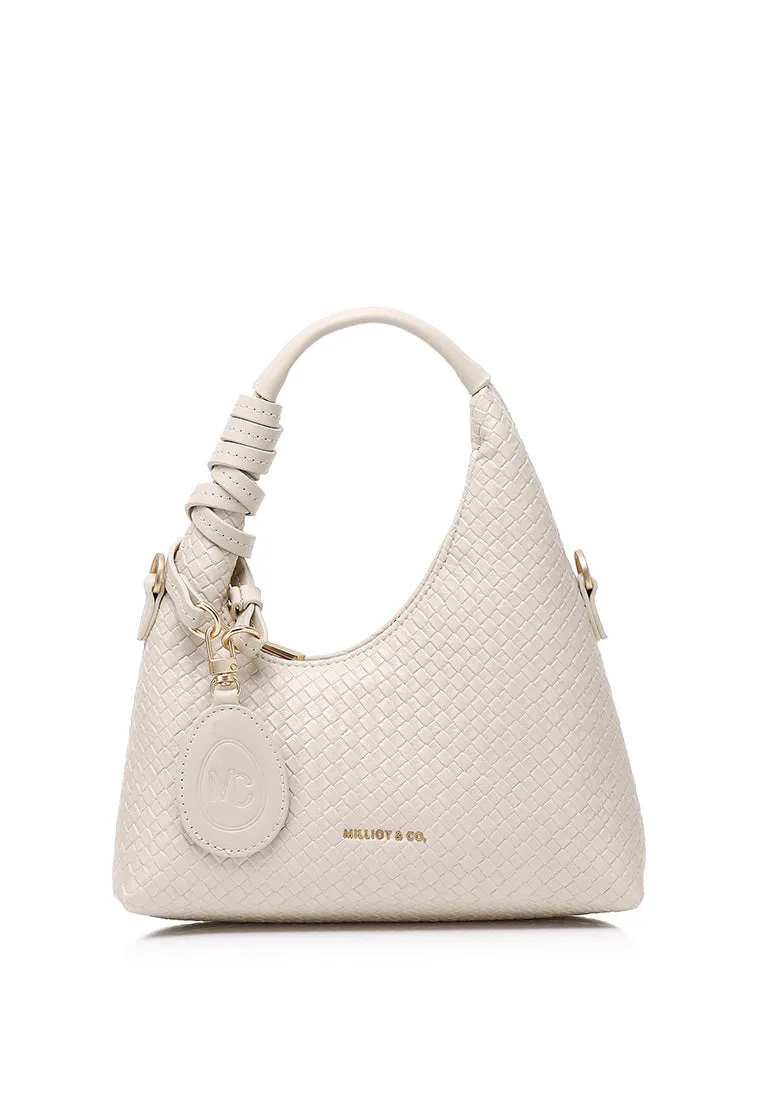 Sunova Woven Mini Top Handle Bag (Cornsilk)