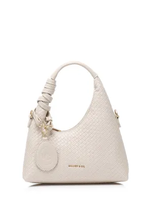 Sunova Woven Mini Top Handle Bag (Cornsilk)