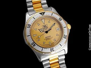 TAG Heuer Professional 2000 Mens Diver Watch, 974.013 - Stainless Steel & 18K Gold Plated