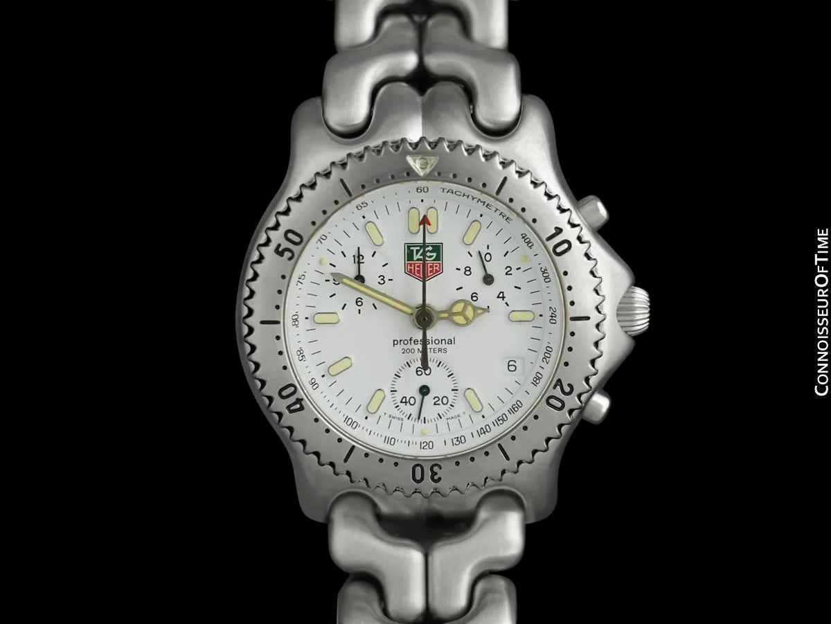 TAG Heuer Professional SEL Sport Elegance Mens Chronograph Diver Watch - Stainless Steel
