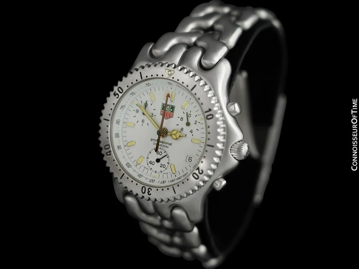 TAG Heuer Professional SEL Sport Elegance Mens Chronograph Diver Watch - Stainless Steel