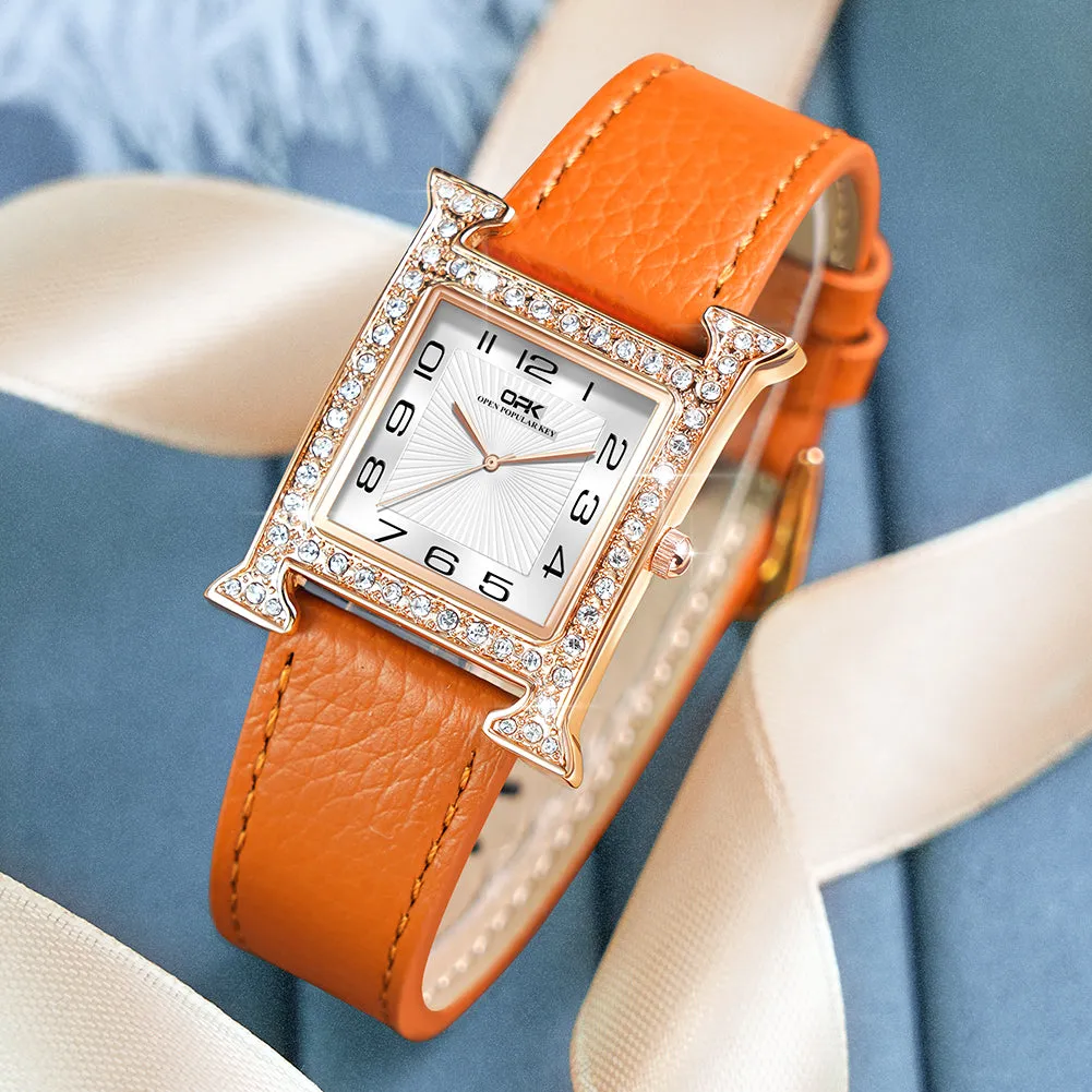 Temperament beauty watch for women W06OPK88620-ORG
