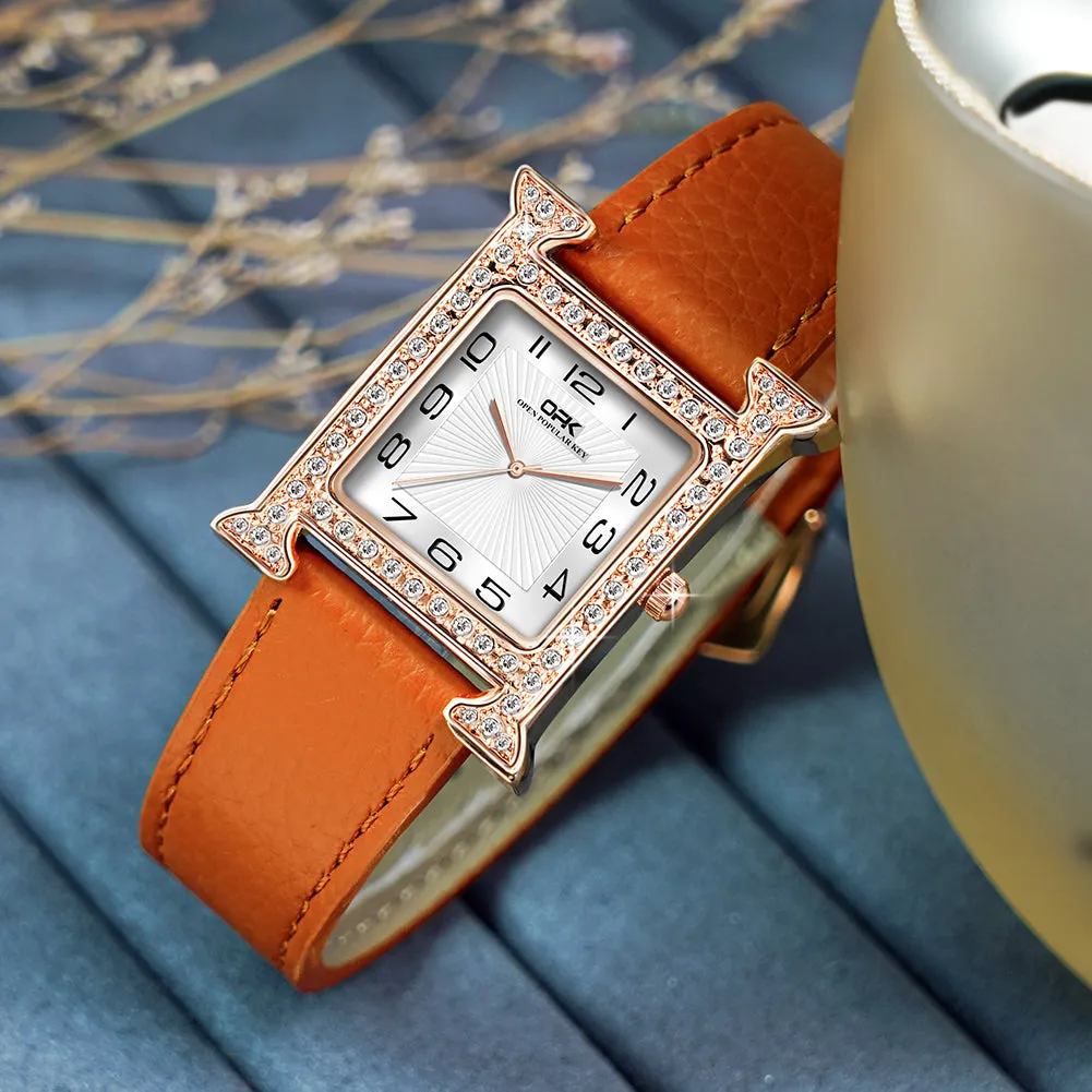 Temperament beauty watch for women W06OPK88620-ORG