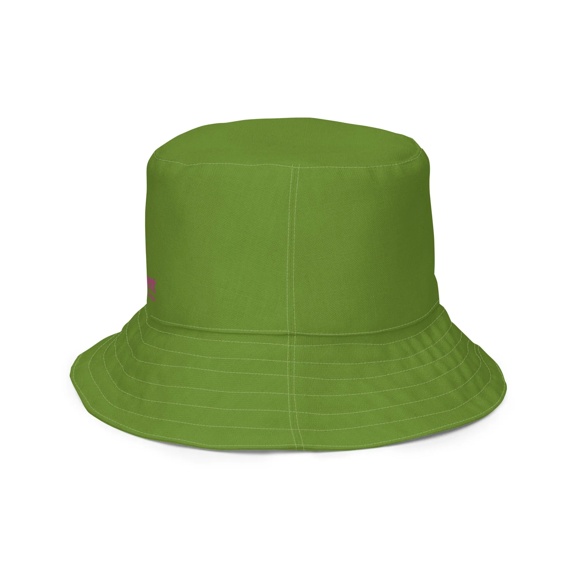The FLOWER LOVE Collection - "Wildflower Wonder" Design Premium Reversible Bucket Hat - Green Inside - Wildflower Hat, Gifts for Her