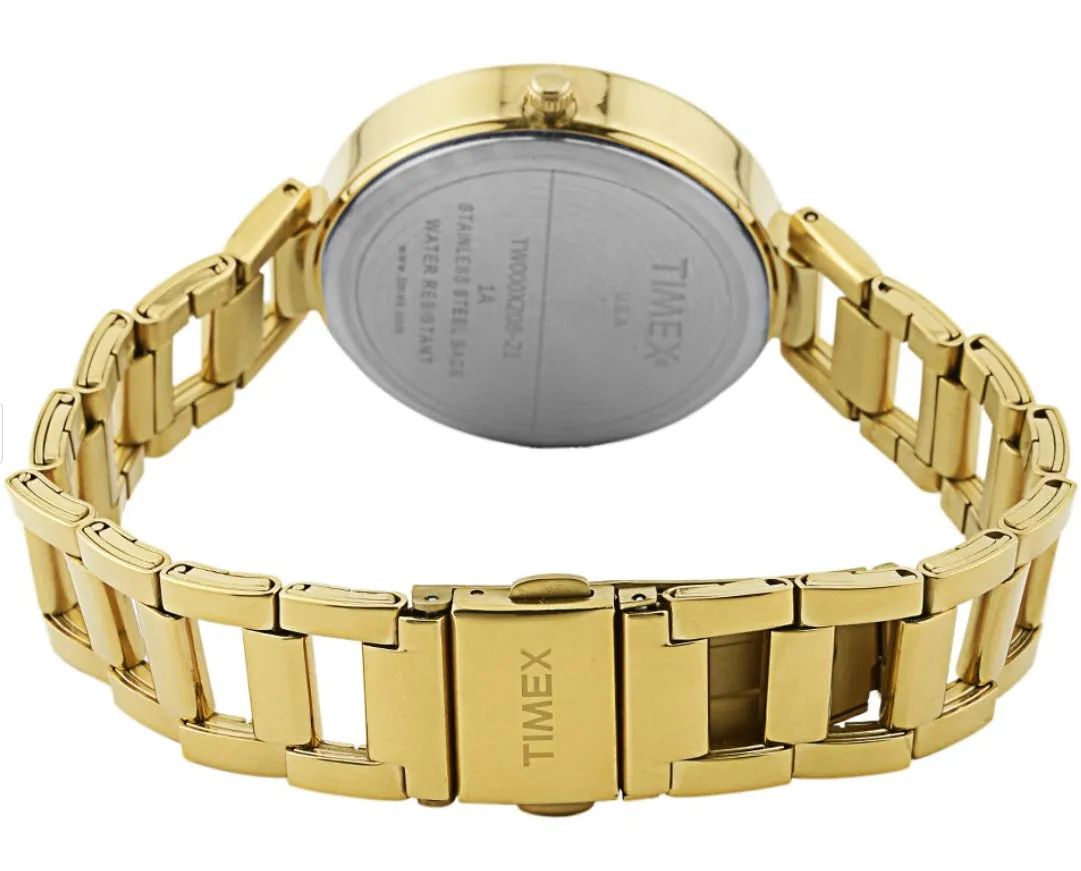 Timex Champagne Dial Women Multifunction Watch - TW000X208