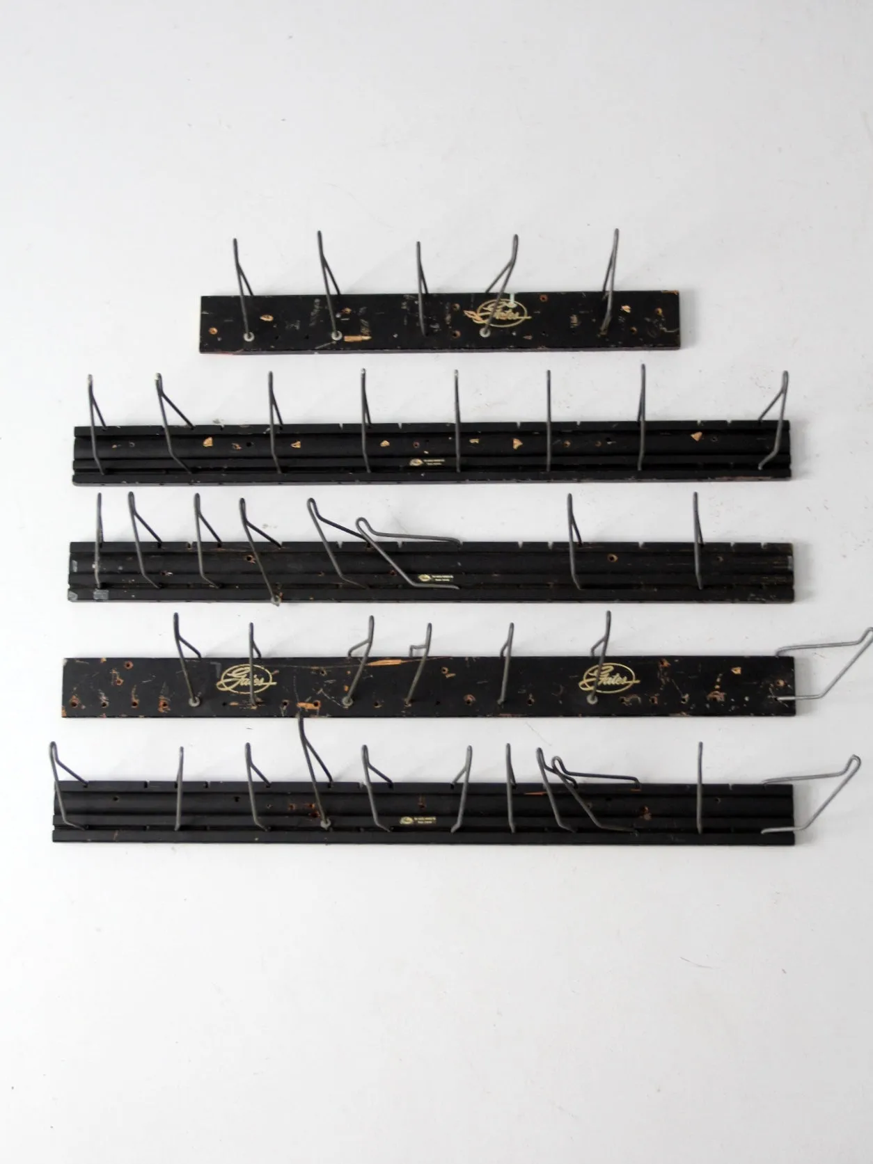 vintage Gates Rubber Co. display racks