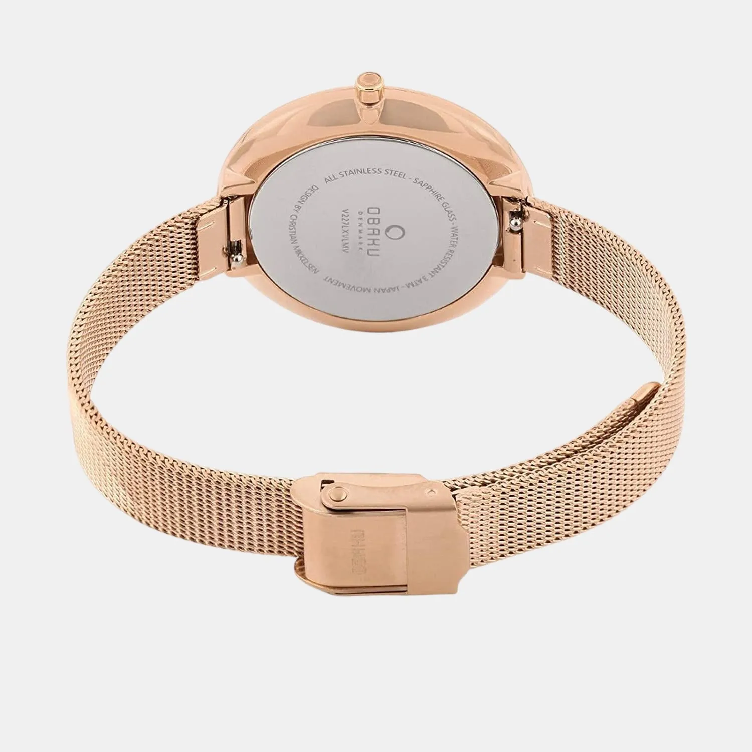 Women White Analog Stainless Steel Watch V146LXVWMV